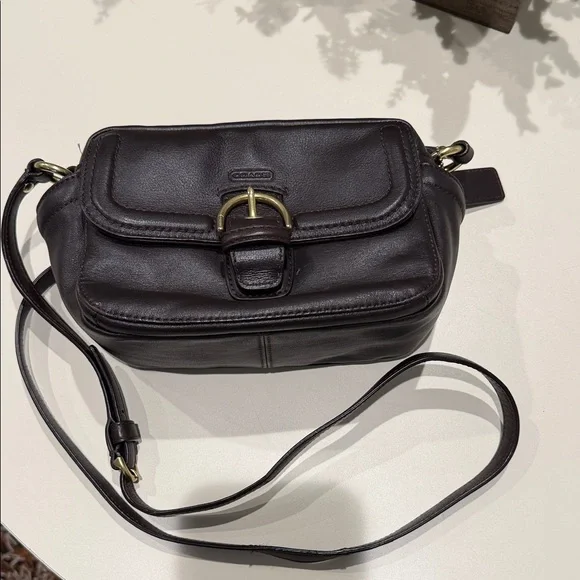 Vintage COACH Campbell Leather Camera Crossbody Bag - Picture 11 of 15